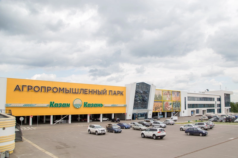 Фасад агропромышленного парка «Казань»