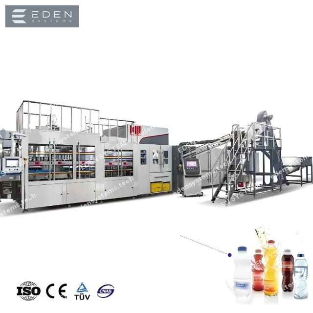 EDS-CB-24-HOT — Комбиблок 24 000 бут/ч горячего розлива сока, ракурс 1