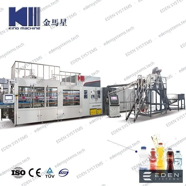 EDS-CB-36 — Комбиблок 36 000 бут/ч (вода, ПЭТ), ракурс 1