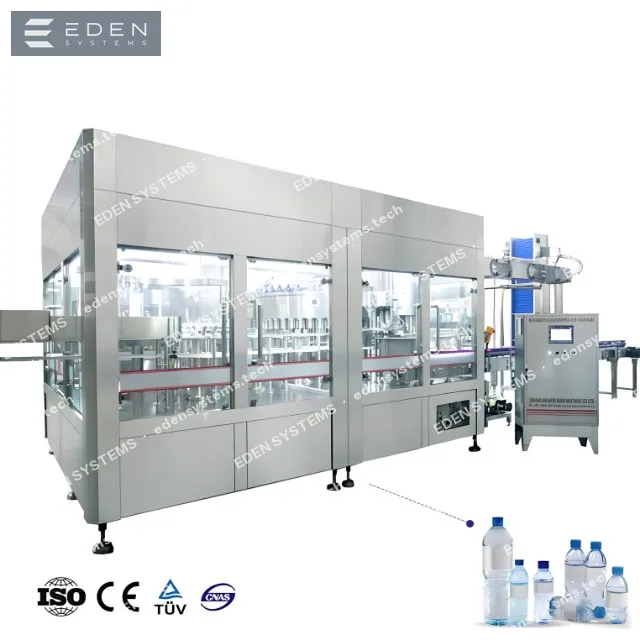 EDS-W-G — Розлив воды в стеклянную тару, ракурс 1